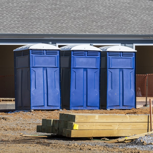 how often are the porta potties cleaned and serviced during a rental period in Franklin Park NJ